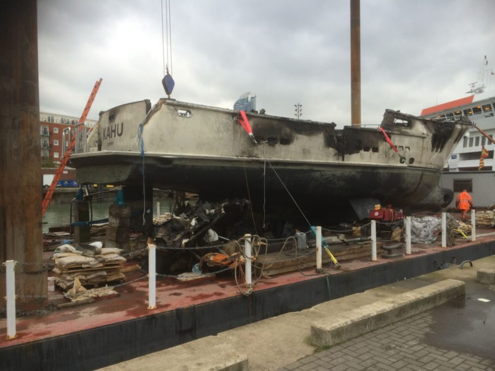Breaking Boats - Breaking a Burnt Out Super Yacht